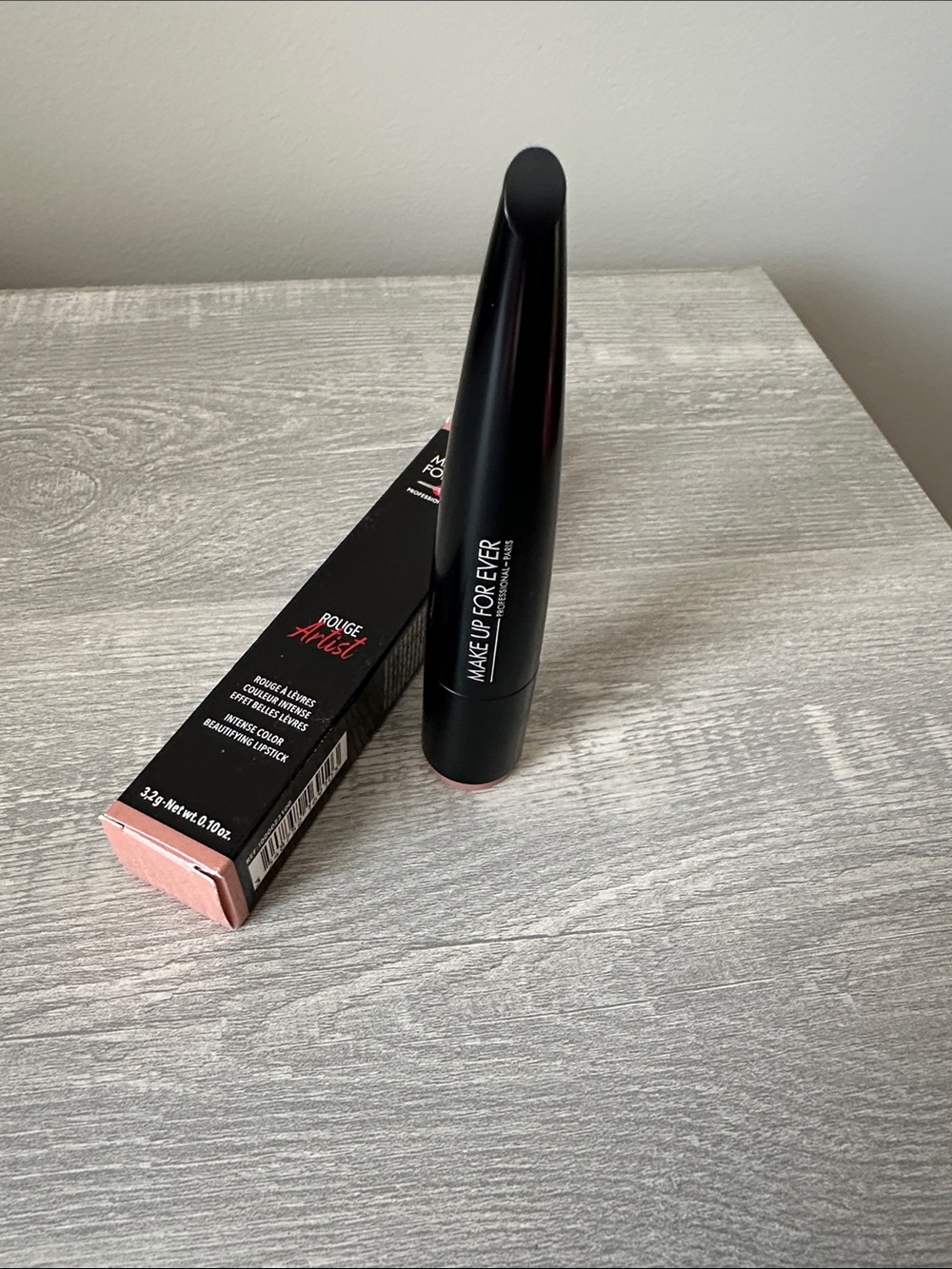 NWOT Make Up For Ever Rouge Artist Lipstick - Dusty Rose Pink